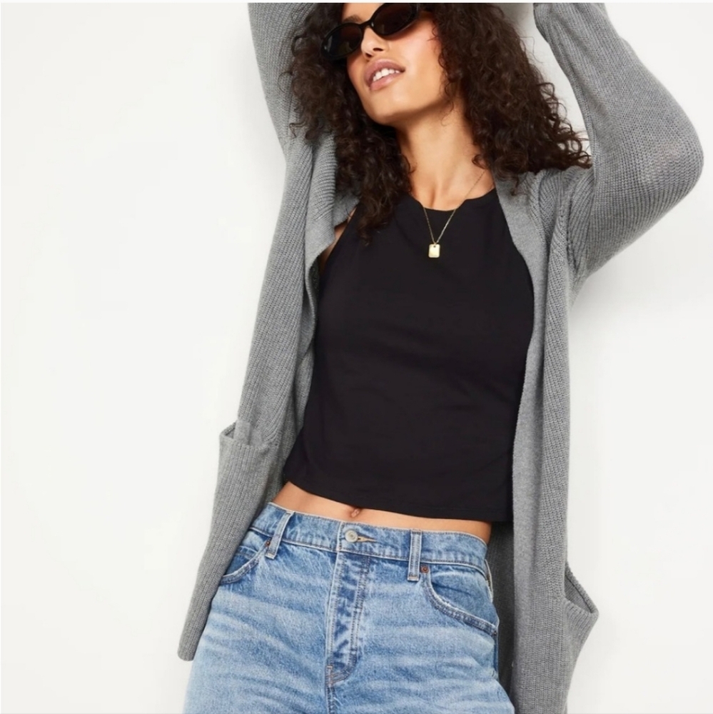 Textured Open-Front SweaterVisit >Old Navy